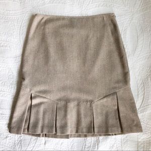 Wool Blend Pencil Peplum Skirt | Sz 10